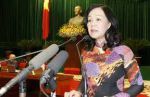 Chủ tịch nhóm nữ nghị sỹ Việt Nam: Trương thị Mai